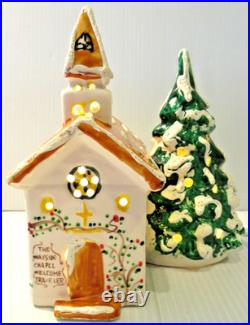 Dept 56 Country Church (1976) Original Snow Village Rare Piece