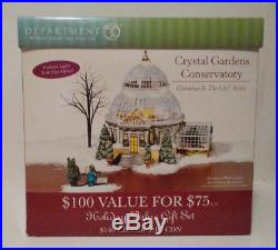Dept 56 Crystal Gardens Conservatory Christmas in the City