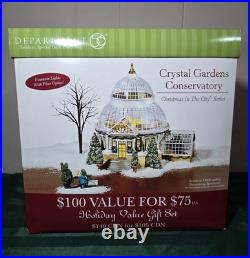 Dept 56 Crystal Gardens Conservatory Christmas in the City Illuminated