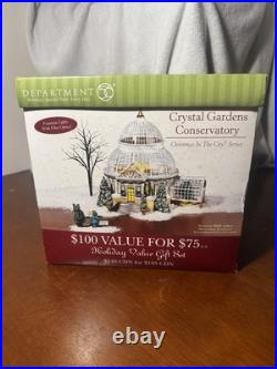 Dept 56 Crystal Gardens Observatory Christmas In The City Series 59219 NIB