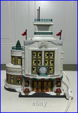 Dept 56 Deerfield Airport Christmas in the City Series Rare All Pieces Works