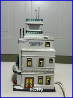 Dept 56 Deerfield Airport Christmas in the City Series Rare All Pieces Works