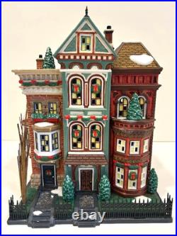 Dept 56 EAST ROW VILLAGE HOUSES (2 pcs) 56.59266 Christmas In The City NIB