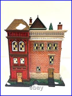 Dept 56 EAST ROW VILLAGE HOUSES (2 pcs) 56.59266 Christmas In The City NIB