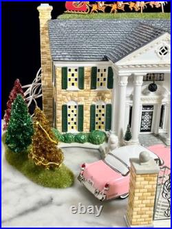 Dept 56 Elvis Presley's Graceland Christmas Special Edition Gift Set No Adapter