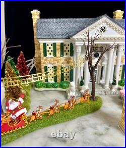 Dept 56 Elvis Presley's Graceland Christmas Special Edition Gift Set No Adapter