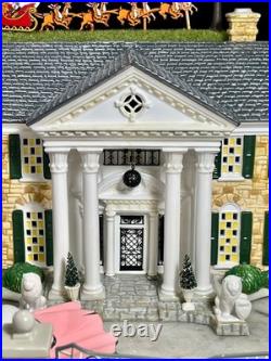 Dept 56 Elvis Presley's Graceland Christmas Special Edition Gift Set No Adapter