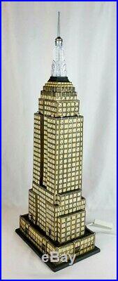 Dept. 56 Empire State Building Christmas In The City 59207 3 Color Light Rare