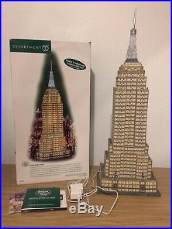 Dept 56 Empire State Building Christmas in the City #59207 In Original Box 24