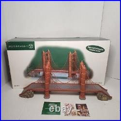 Dept 56 Golden Gate Bridge 59241 Christmas In The City Series Historic Landmark