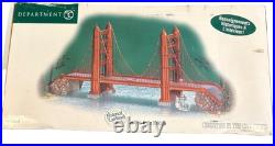 Dept 56 Golden Gate Bridge Christmas In The City Series Historical Landmark NEW Dept 56 Golden Gate Bridge Christmas In The City Series Historical Landmark NEW