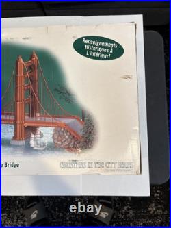 Dept 56 Golden Gate Bridge Christmas In The City Series Historical Landmark NEW Dept 56 Golden Gate Bridge Christmas In The City Series Historical Landmark NEW