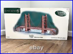 Dept 56 Golden Gate Bridge Christmas In The City Series Historical Landmark NIB