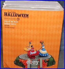 Dept 56 Halloween Day Of The Dead Festive Dance Snow Village 6003169 New In Box
