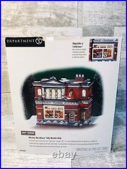 Dept 56 Harley Davidson City Dealership Christmas In The City 59202 NEW In Box