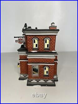 Dept 56 Harley Davidson City Dealership Christmas In The city Series #56.59202