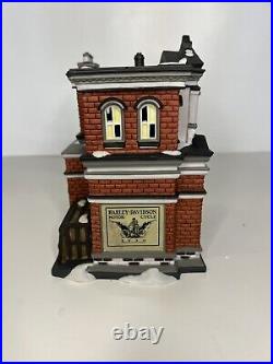 Dept 56 Harley Davidson City Dealership Christmas In The city Series #56.59202