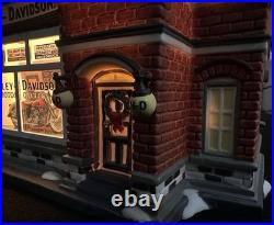 Dept 56 Harley-Davidson Dealership 2002 Christmas in the City ARTIST SIGNED
