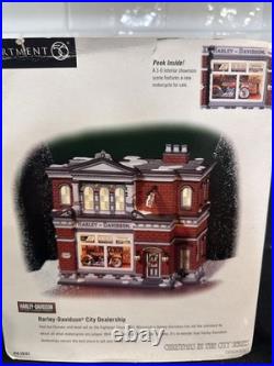 Dept 56 Harley-Davidson Dealership 2002 Christmas in the City ARTIST SIGNED