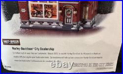 Dept 56 Harley-Davidson Dealership 2002 Christmas in the City ARTIST SIGNED