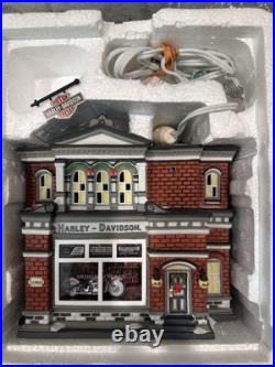 Dept 56 Harley-Davidson Dealership 2002 Christmas in the City ARTIST SIGNED