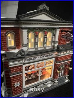 Dept 56 Harley-Davidson Dealership 2002 Christmas in the City ARTIST SIGNED