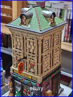 Dept 56 Havana's Cigar Shop Christmas In The City Series Village Withbox & Light
