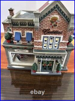 Dept 56 Hensley Cadillac & Buick Christmas in the City Series 59325