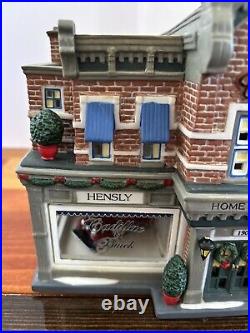 Dept 56 Hensley Cadillac & Buick Christmas in the City Series 59325