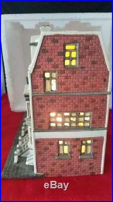 Dept 56 Heritage Village Christmas in the City Sutton Place Brownstones MINT