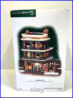 Dept 56 JAMBALAYA CAFÉ 56.59265 Christmas in the City Retired Rare Piece NIB
