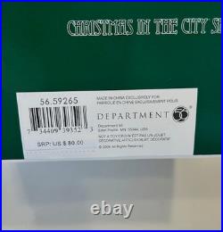 Dept 56 JAMBALAYA CAFÉ 56.59265 Christmas in the City Retired Rare Piece NIB