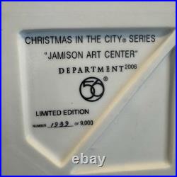 Dept 56 JAMISON ART CENTER Christmas In The City #59261 (2006) LIMITED ED Used