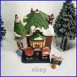 Dept 56 Jenny's Corner Book Shop Christmas In The City Series Retired 2000