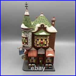 Dept 56 Jenny's Corner Book Shop Christmas In The City in Box 58912 Complete HTF