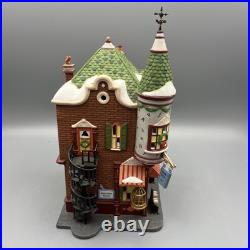 Dept 56 Jenny's Corner Book Shop Christmas In The City in Box 58912 Complete HTF
