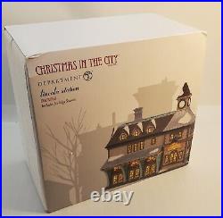 Dept 56 LINCOLN STATION Christmas in the City 6003056 New York light and sound