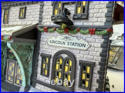 Dept 56 LINCOLN STATION Christmas in the City 6003056 New York light-sound WORKS