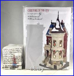 Dept 56 Lot of 2 4656 BRENTWOOD + A WOMAN'S BEST FRIEND Christmas In The City