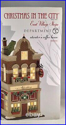Dept 56 Lot of 2 ATWATER'S COFFEE HOUSE + HOLIDAY COFFEE BREAK CIC Department 56