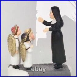 Dept 56 Lot of 2 ST. THOMAS CATHEDRAL + ANGELS HEARD ON HIGH Christmas In City