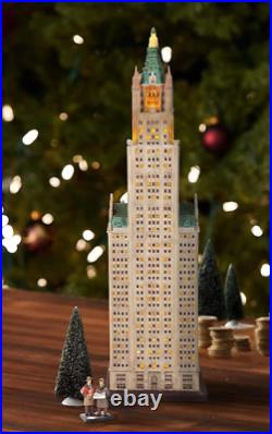 Dept 56 Lot of 2 THE WOOLWORTH BUILDING + BREAKING NEWS Christmas In The City