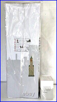 Dept 56 Lot of 2 THE WOOLWORTH BUILDING + BREAKING NEWS Christmas In The City