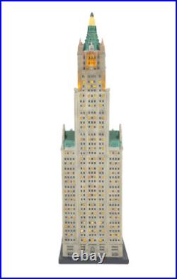 Dept 56 Lot of 2 THE WOOLWORTH BUILDING + BREAKING NEWS Christmas In The City