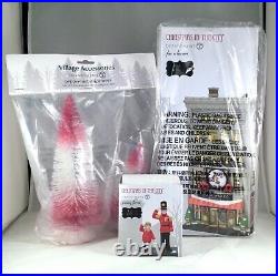 Dept 56 Lot of 3 FAO SCHWARZ + JOINING FORCES + PEPPERMINT STRIPE TREES St/2 D56