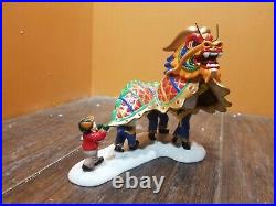Dept 56 Lucky Dragon Chinese Restaurant Parade Archway Tree Christmas Village