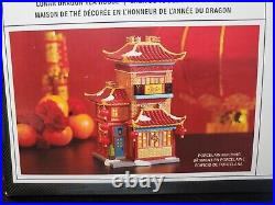 Dept 56 Lunar Dragon Tea House 6014549FE Christmas In The CIty Rare #402/560