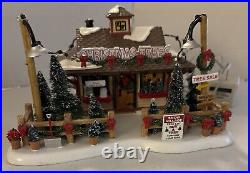 Dept 56 Lyndale Tree Lot Original Snow Village Lighted 10x8x6 2008 Retired