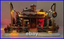 Dept 56 Lyndale Tree Lot Original Snow Village Lighted 10x8x6 2008 Retired