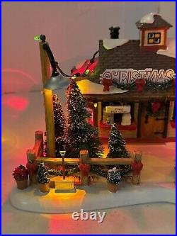 Dept 56 Lyndale Tree Lot Original Snow Village Lighted 10x8x6 2008 Retired